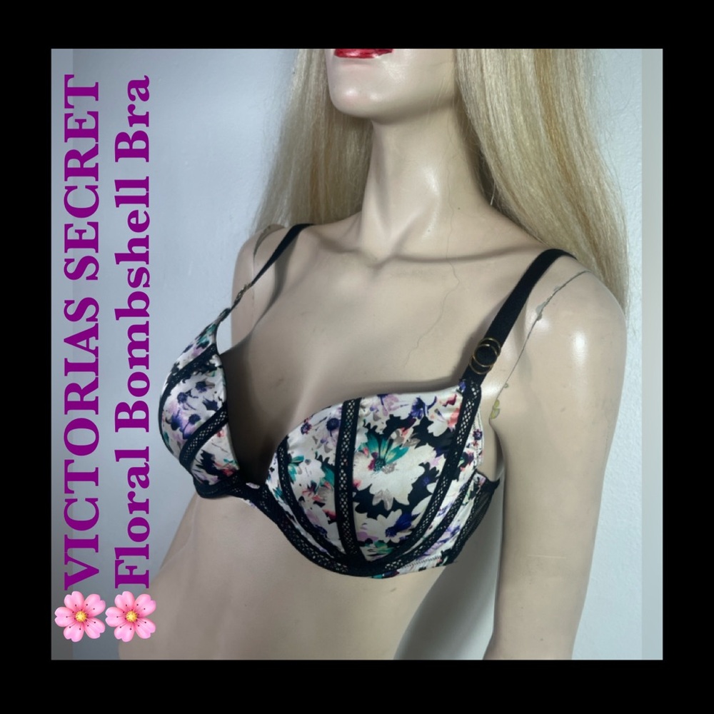 Victoria’s Secret Floral Bombshell Push-up Bra